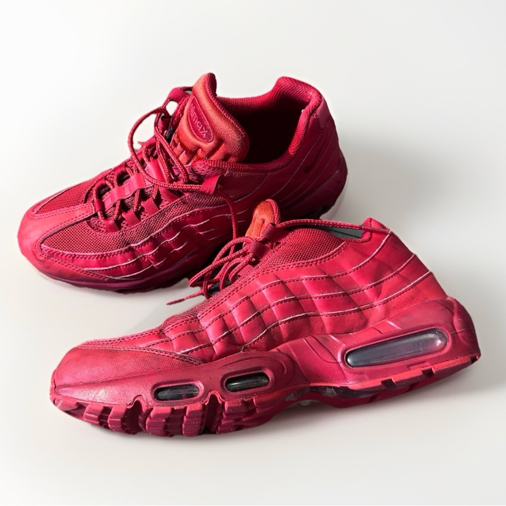 Nike Sportswear Air Max 95 Triple Varsity Red Sneakers Shoes CQ9969-600 Men 10